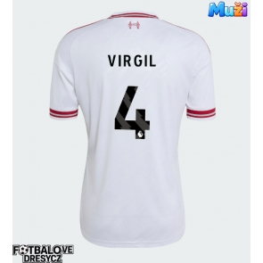 Liverpool Virgil van Dijk #4 Venkovní Dres 2026-27 Krátký Rukáv
